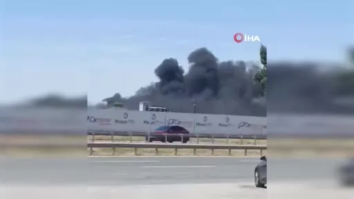 Ankara’da fabrika yangını