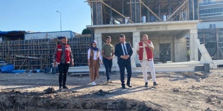 Pursaklar’da kapalı pazar alanı inşaatı devam ediyor