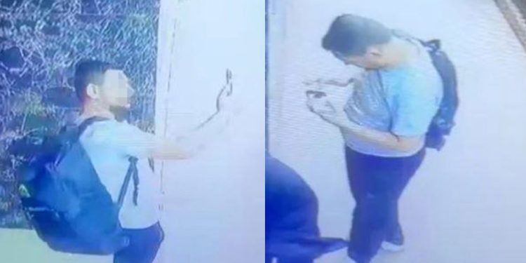 Sultangazi’de pişkin hırsız ayakkabıları çalıp özçekim yaptı
