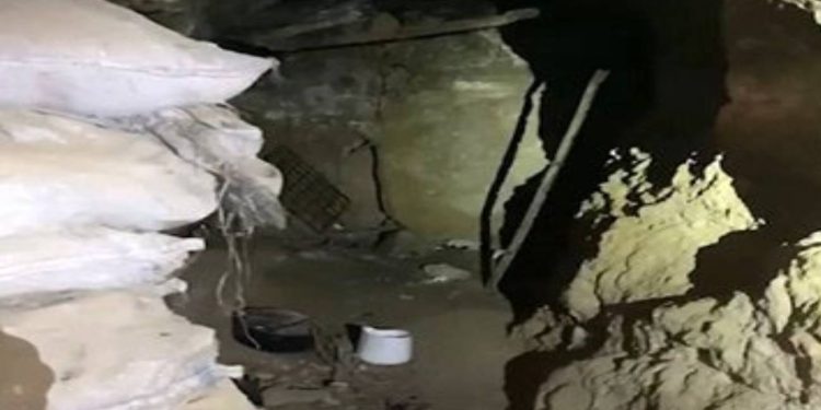 Teröristlerin kullandığı mağara kullanılamaz hale getirildi