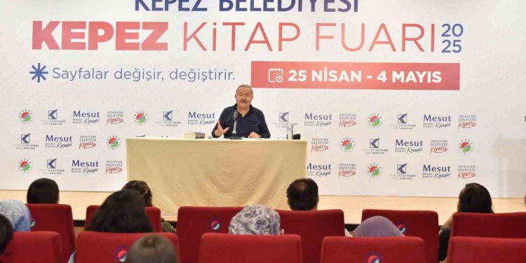 Kepez Kitap Fuarı’nda usta şair Erbaş: “Ben annemin hecesiyim”