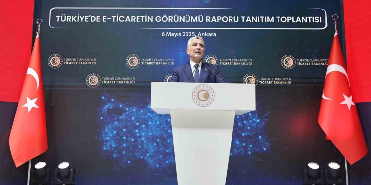 Bakan Bolat: “e-Ticaret hacmi bir önceki yıla göre yüzde 61,7’lik bir artışla 3 trilyon 162 milyon liraya ulaştı”