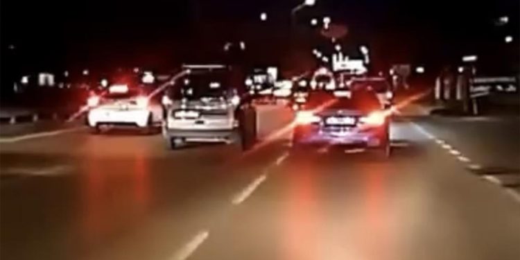 Bursa’da tehlikeli makas kamerada