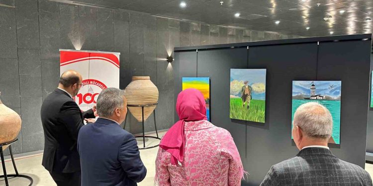 60 öğrencinin resmi, Samsun Müzesi’nde sergilendi
