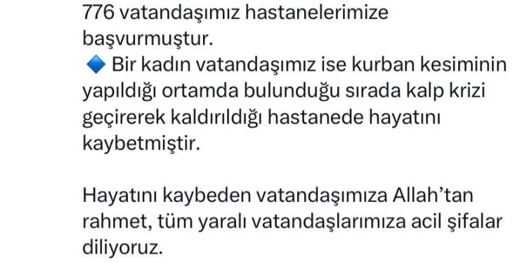 İstanbul İl Sağlık Müdürü Doç. Dr. Abdullah Emre Güner, bayram bilançosunu açıkladı