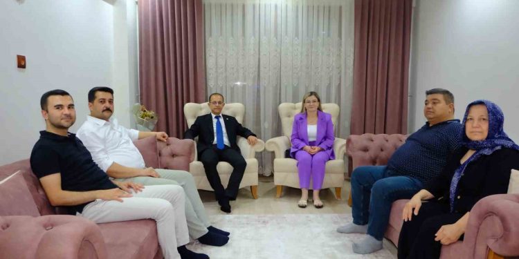 Başkan Doğanca şehit ailesini unutmadı
