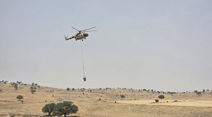 Mardin’de soğutma çalışmaları sırasında çıkan yangın kontrol altına alındı