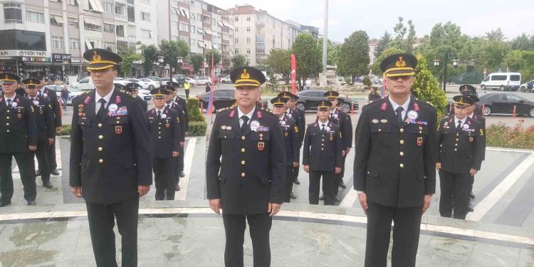 Kırklareli’nde Jandarma Teşkilat’nın 186. kuruluş yıl dönümü törenlerle kutlanıyor
