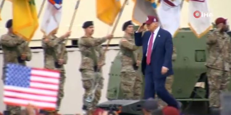 Trump’tan Los Angeles’taki protestoculara tepki: “ABD bayrağını yakanlar 1 yıl hapis cezasına çarptı